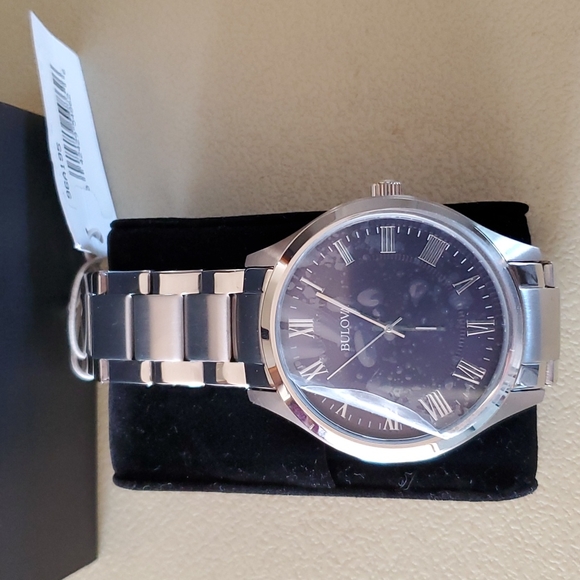 Bulova Men's Blue Dial Watch, Model 96A195 - Picture 1 of 5